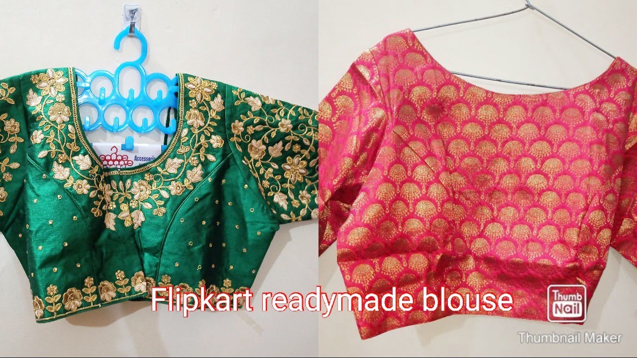 Flipkart/Amazon Readymade Blouse Haul& Review|Latest Design Readymade ...