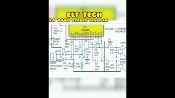 how to make la4440 stereo audio amplifier  circuit diagram