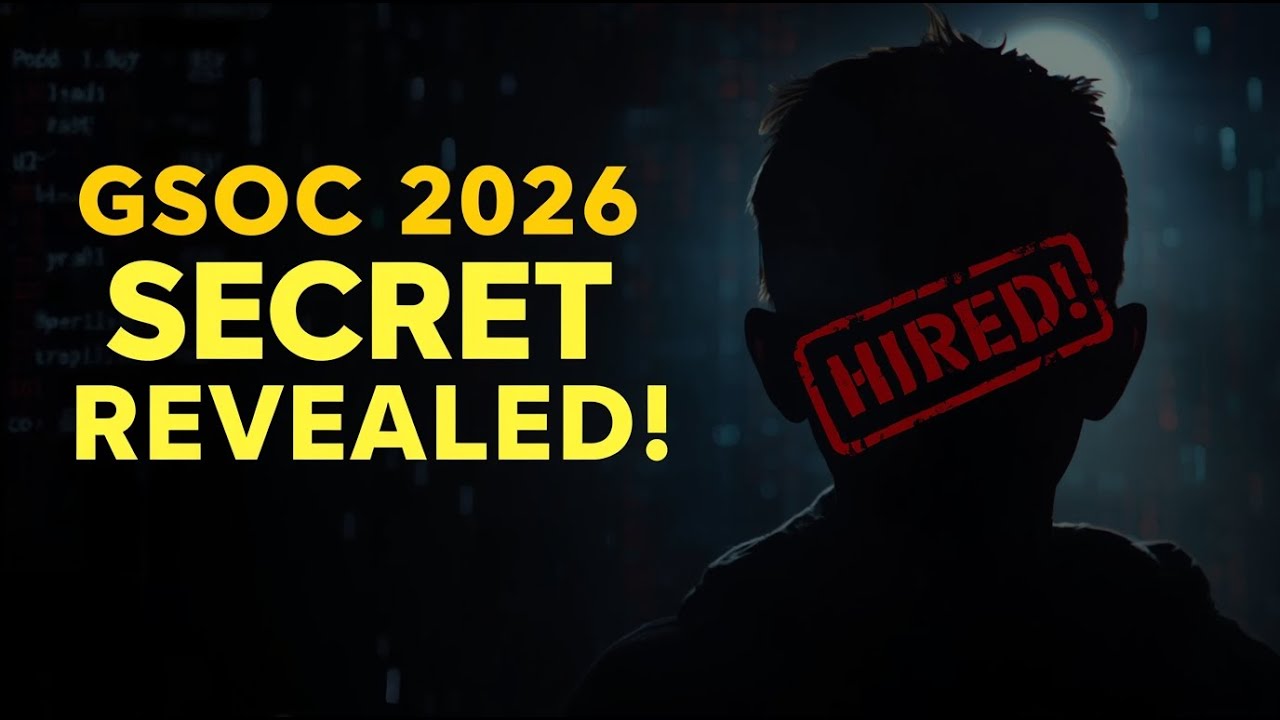 [Must watch] GSOC 2026 | ₹2.5 Lakh stipend | Complete Guide