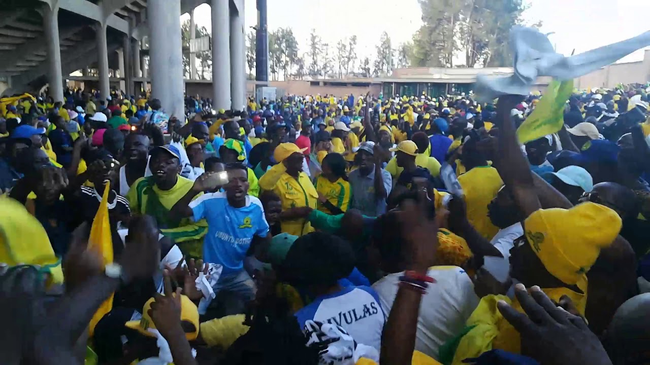 Mamelodi Sundowns 5 - 0 Al Ahly (fan celebration) - YouTube