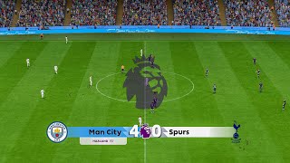 Man City Commanding Victory: Crushing Tottenham 4-0