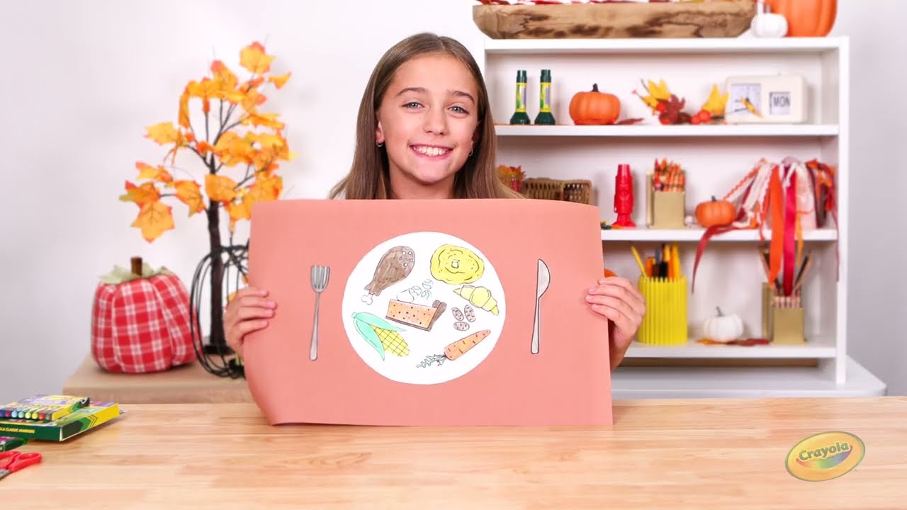 Crayola Limited Edition Thanksgiving Dinner Coloring Page