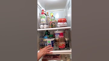 Refrigerator Organization Containers #shorts
