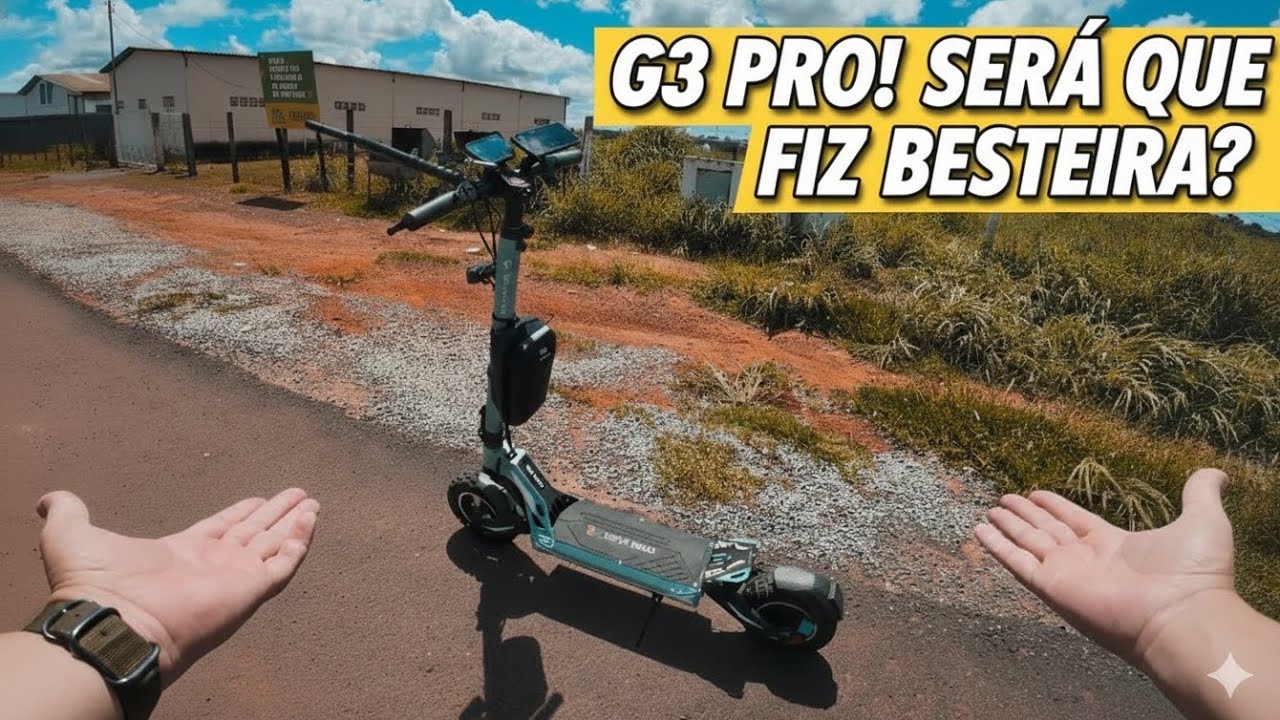 Patinete Elétrico Honey Whale G3 PRO!  Será que eu fiz besteira?
