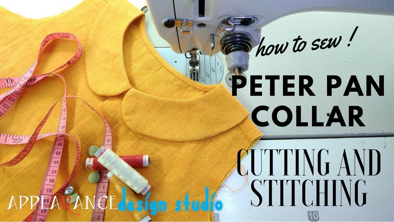 How To Sew Peter Pan Collar Cutting And Stitching Easy 👌 Sewing