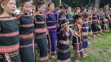 Đoàn cồng chiêng xã A Thai huyện Phú Thiện giao lưu ở TP Pleiku..jrai phú Thiện.