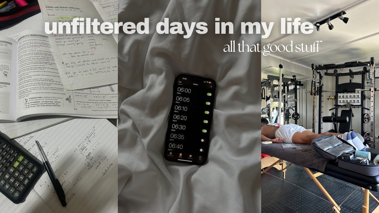 vlog: unfiltered days in my life | exams | studying | job shadowing | lunch & more