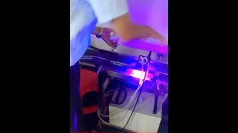 led  uv curing dryer for adhesive testing video from YANSO Tech. Company