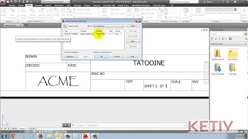 Indexing an Attributed AutoCAD Block into Autodesk Vault Part 1
