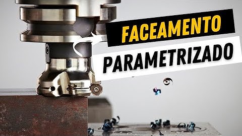 Faceamento parametrizado passo a passo. Centro de usinagem CNC. Aulas de programação CNC. Avançado!