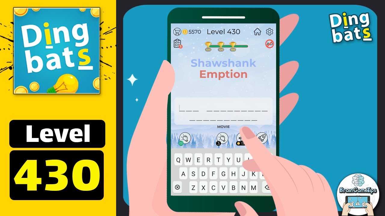 Dingbats - Word Games & Trivia - Level 430 Shawshank Emption Answer