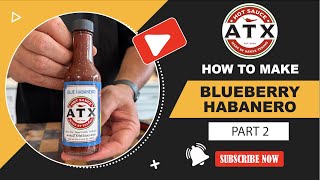 How to make a Blueberry Habanero Hot Sauce Part 2