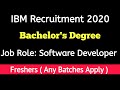 IBM latest jobs | IBM Recruitment 2020 | IBM jobs 2020 | Ibm Interview process | Ibm job for fresher