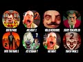 Dark Riddle, Mr Meat 2, Hello Neighbor, Scary Teacher 3D, Into the Dead 2, Ice Scream 7...