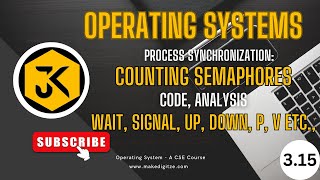 3.15 | Counting Semaphore Algorithm: Code, Analysis, & Aliases for Down and Up Operations #gate #os