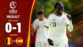 Belgium U17 0-1 Spain U17 | UEFA Euro U17 2026 Highlights 🇪🇸
