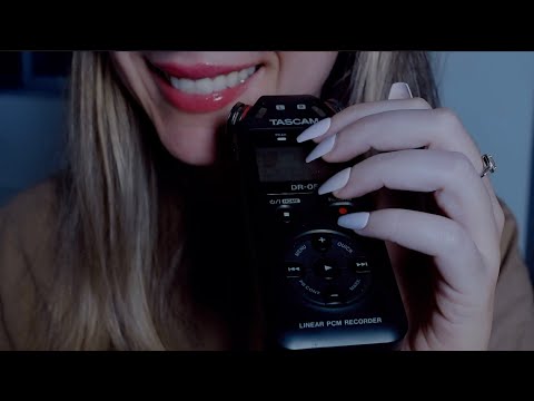 ASMR Com UNHAS GRANDES e MUITO TAPPING ♥️ Qual você prefere? RÁPIDO ou DEVAGAR?