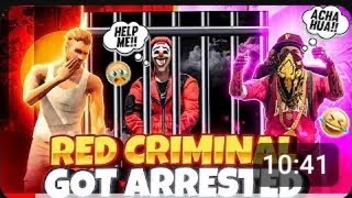 Red Criminal Ko Police Ne Arrest Karliya 🥺[[Full Creadit By - Fearless]]#vlog#freefirevideo#fearless