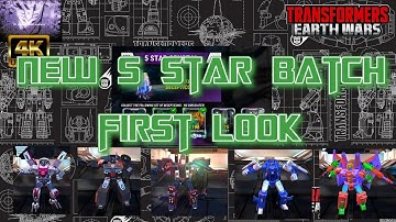 New 5 Star Batch- First Look - Transformers Earth Wars- TFEW 4K UHD #tfew #transformers