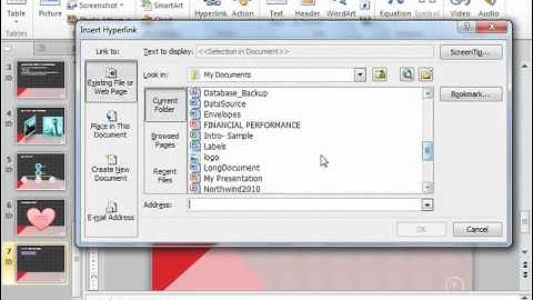 PowerPoint 2010 Tutorial Inserting Hyperlinks Microsoft Training Lesson 16.2