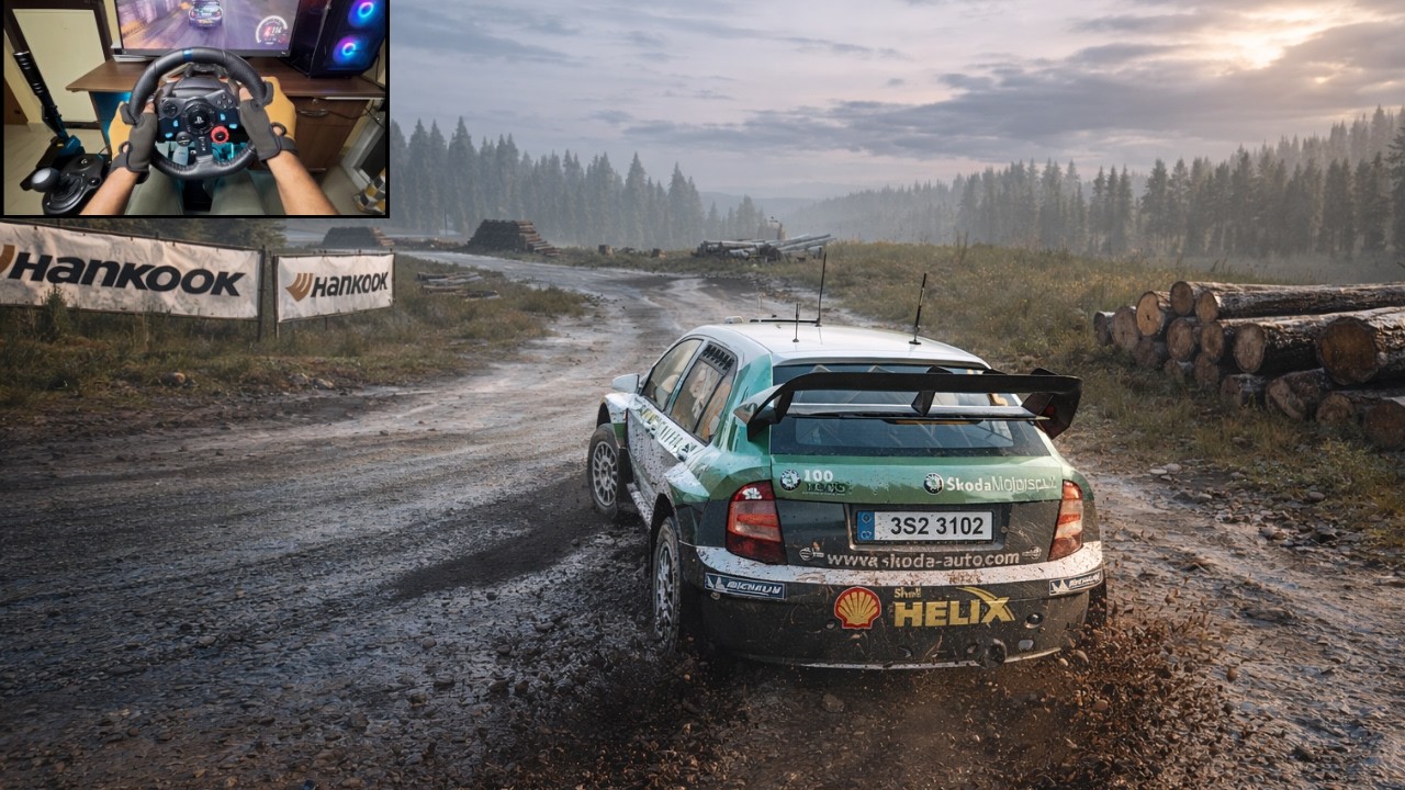 Dirt Rally 2.0 – Skoda Fabia Rally | Pant Mawr Reverse | G29 + H-Shifter + MOZA HBP