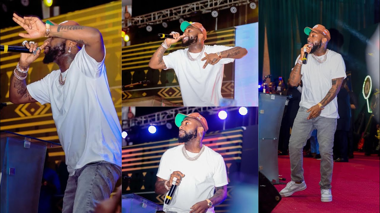 Surprising Appearance of Davido, Basketmouth, & Cubana Chiefpriest at Alex Otti Swearing-In Ceremony