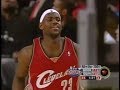 Lebron james  2004 rookie game highlights 33 points 10 dunks