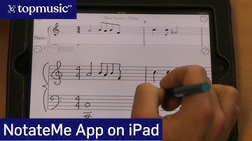 NotateMe for iPad Music Notation App Demonstration
