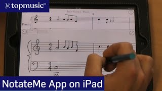 NotateMe for iPad Music Notation App Demonstration screenshot 4