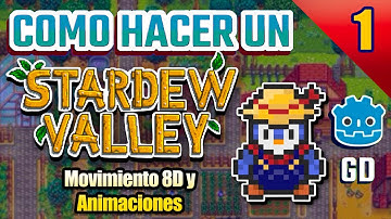 Como hacer un:  Stardew Valley! con Godot 4 GDScript | #01 Movimiento y animacion