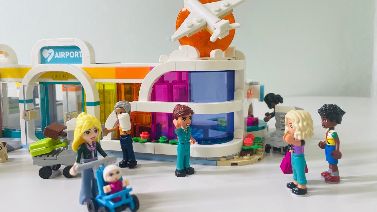 Lego friends 2025 Heartlake City Airport and Airplane pt.2 | Lego friends build & review