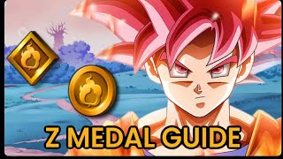 (Dragon Ball Legends) HOW TO GET UNLIMITED Z/Z2 MEDALS!!!