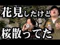 変な人も普通にいる難波の公園でダーティー花見【例えば炎研究所】