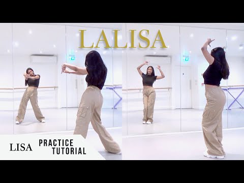 [PRACTICE] LISA - &rsquo;LALISA&rsquo; - Dance Tutorial - SLOWED + MIRRORED