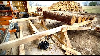 Log deck build for my sawmill!