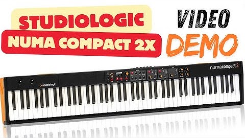 STUDIOLOGIC NUMA COMPACT 2X Demo by Mex