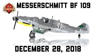 Messerschmitt Bf 109 - WWII Fighter Aircraft - Custom Military Lego