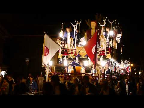 2012 江差町・姥神大神宮渡御祭 山車下町巡行 (1)　義公山
