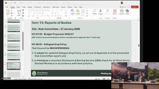 West Devon Borough Council - Full Council - 17th February 2026