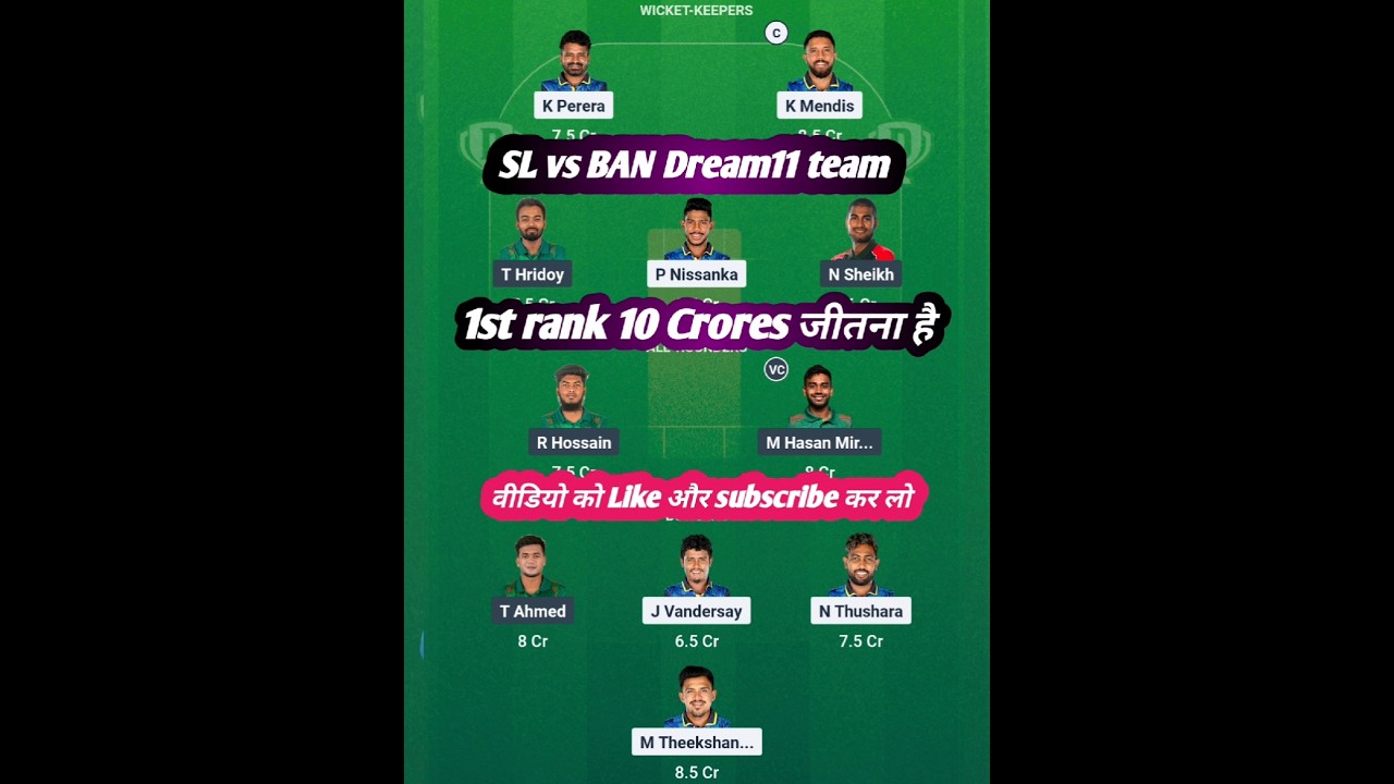 sl vs ban 2nd t20 2025|sl vs ban 2nd t20 prediction