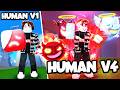 I awakened human v4 with only red fruits blox fruits