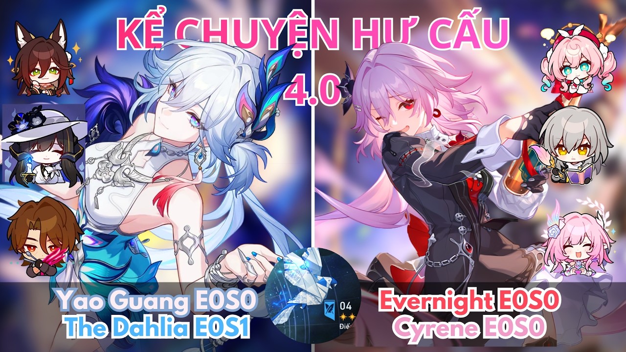 Kể Chuyện Hư Cấu 4.0 | Cú Pháp 4 | Yao Guang x The Dahlia & Evernight x Cyrene  | Honkai Star Rail