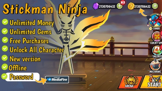 Hack Stickman Ninja MOD APK 4.1 (Unlimited Money)