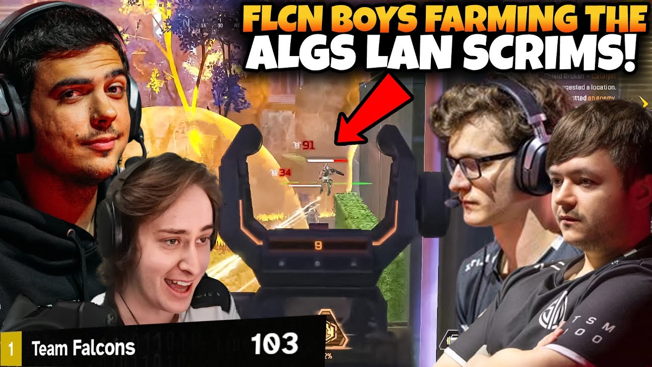 How ImperialHal & the FLCN Boys POPPED OFF & Took 1st Place in ALGS LAN ...