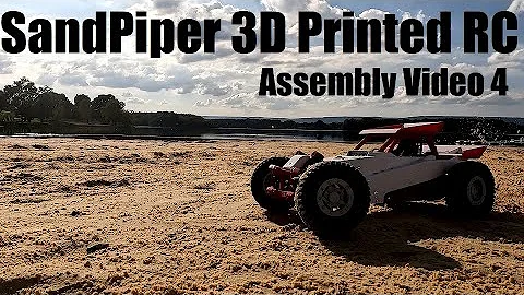 4 SandPiper 3D Printed Sand rail dune buggy assembly video by Black Crow