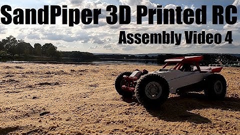 4 SandPiper 3D Printed Sand rail dune buggy assembly video by Black Crow