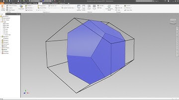 Dodecahedron (3 extrusions) - Autodesk Inventor