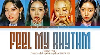 Billlie Feel My Rhythm (original: Red Velvet) Lyrics (Color Coded Lyrics)