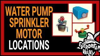 How to Find the Water Pump, Sprinkler and Electric Motor | Everdream Valley Irrigation System Quest