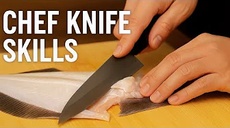 Unreal Japanese Chef Knife Skills | Mesmerizing Cutting Technique